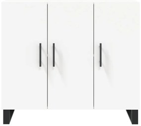 vidaXL Μπουφές Λευκός 90 x 34 x 80 εκ. από Επεξεργασμένο Ξύλο