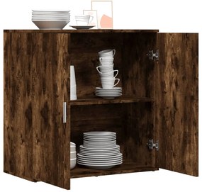vidaXL Βοηθητικό Ντουλάπι Καπνιστή Δρυς 79x38x80εκ. Επεξεργασμένο Ξύλο