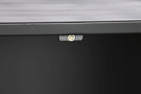 Σιφονιέρα Home ESPRIT Μαύρο Μέταλλο Loft 75 x 45 x 80 cm