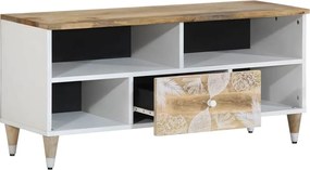 ντουλάπι τηλεόρασης vidaXL 100x33,5x46 cm μασίφ ξύλο Mango