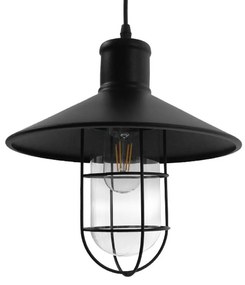 Φωτιστικό Οροφής Skipper 01034 Black GloboStar Metal