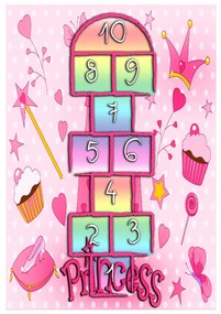 Παιδικό χαλί C7679.09 Ρόζ με Κρόσια 120x180 εκ. 120x180x1 εκ.