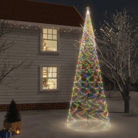 vidaXL Χριστουγεννιάτικο Δέντρο Με Ακίδα 3000 LED Πολύχρωμο 800 εκ.