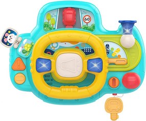 Interactive steering wheel for children (blue) Huanger HE0541