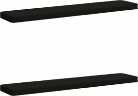 vidaXL Μαξιλάρια Πάγκου 2 Τεμαχίων VUGHT 2 pcs 100% Πολυεστέρας Μαύρο