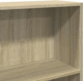 vidaXL Βιβλιοθήκη Sonoma Δρυς 80 x 30 x 189 εκ. Επεξεργασμένο Ξύλο