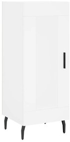 vidaXL Ντουλάπι Λευκό 34,5 x 34 x 180 εκ. από Επεξεργασμένο Ξύλο