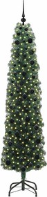 vidaXL Τεχνητό Χριστουγεννιάτικο Δέντρο με 300 LED Πράσινο 210 cm