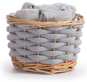 Καλαθάκι με Λαβέτες Σετ 5τμχ Borra Grey 5205495602370