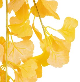 GloboStar® Artificial Garden GINKGO BRANCH 20260 Τεχνητό Διακοσμητικό Κλαδί Γκίγκο Π22 x Υ80cm