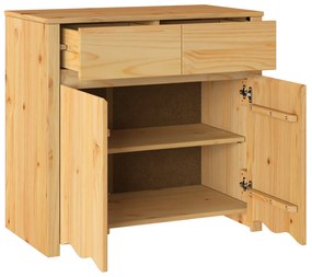vidaXL Μπουφές "DRAMMEN" 79x43x75,5 εκ. Μασίφ Ξύλο Πεύκου