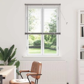 vidaXL Ρολό Παραθύρου με κουρτίνες Ασημί 80 x 130 εκ Αλουμίνιο