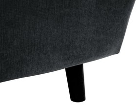 Γωνιακός Καναπές Seattle P101, Σκούρο γκρι, Μαύρο, 297x257x80cm, 140 kg, Πόδια: Ξύλο | Epipla1.gr