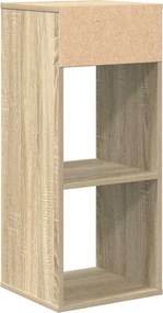 vidaXL Βιβλιοθήκη Χρώμα Sonoma Δρυς 34x31x80 εκ. από Μοριοσανίδα