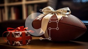 Intra Συλλεκτικό Ξύλινο Παζλ Plywood  4mm - Μπάλα ποδοσφαίρου με κορδέλες και κουτί δώρου Σε Ξύλινο Κουτί - Διαστάσεις: 10x10 cm – 25 κομμάτια