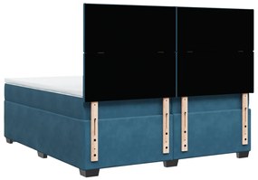 ΚΡΕΒΑΤΙ BOXSPRING ΜΕ ΣΤΡΩΜΑ ΜΠΛΕ 200X200 ΕΚ. ΒΕΛΟΥΔΙΝΟ 3293300