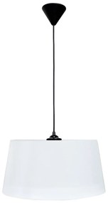 Φωτιστικό Οροφής Μονόφωτο Heronia Drum Black/White 35-0079