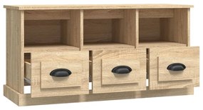 vidaXL Έπιπλο Τηλεόρασης Sonoma Δρυς 100x35x50 εκ. Επεξ. Ξύλο