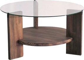 Τραπεζάκι Σαλονιού Καρυδί FRAUL 75x75x40