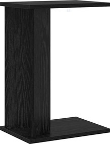vidaXL End Table Μαύρη Οξυά 35 x 25 x 50 εκ Επεξεργασμένο ξύλο