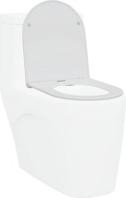 vidaXL Λεκάνη Λευκό 47 x 36 x 3,4 εκ Δυροπλάστ