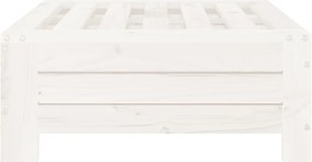 vidaXL Κάλυμμα Βάσης Ομπρέλας Λευκό από Μασίφ Ξύλο Πεύκου