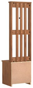 Δέντρο χωλ "SANDENS" 45x40x159,5 εκ.Πεύκο μασίφ ξύλο - Καφέ
