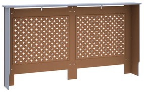 vidaXL Κάλυμμα Καλοριφέρ Ανθρακί 152 x 19 x 81,5 εκ. από MDF