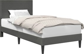vidaXL Σκελετός Κρεβατιού Σκούρο Γκρι 100 x 200 cm