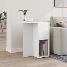 vidaXL End Table Λευκό 35 x 40 x 55 εκ. Επεξεργασμένο ξύλο