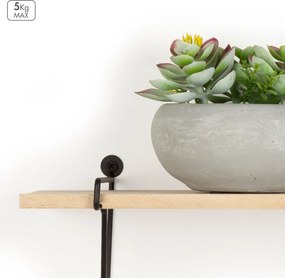 Ράφια Max Home Σίδερο Ξύλο MDF 50 X 20 X 14,5 CM (x6)