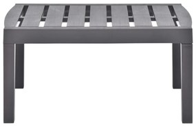 vidaXL Τραπέζι Κήπου Μόκα 78 x 55 x 38 εκ. Πλαστικό