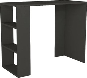 Γραφείο εργασίας Netenia Megapap χρώμα ανθρακί 90x40x74εκ.