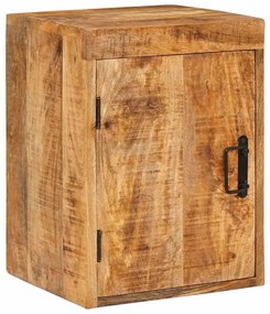 vidaXL Κομοδίνο Καφέ 35 x 33 x 48 εκ Στερεό ξύλο μάνγκο