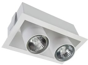 Σποτ Φωτιστικό Οροφής Χωνευτό 2xGU10 10W IP20 Eye Mod Nowodvorski-8938-Λευκό 8938
