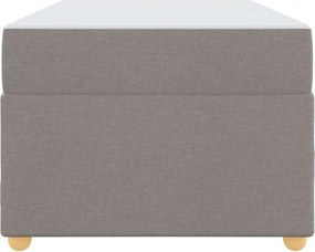 vidaXL Σκελετός Κρεβατιού Taupe 100 x 200 cm ύφασμα