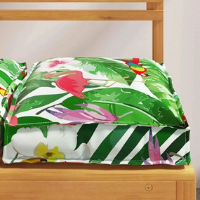 vidaXL Μαξιλάρι Floral 6 pcs Πολύχρωμο 40 x 40 x 8 εκ. Ύφασμα Όξφορντ
