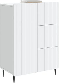vidaXL Πλαϊνό γραφείο Λευκό 66 x 34,5 x 91,5 εκ Επεξεργασμένο Ξύλο