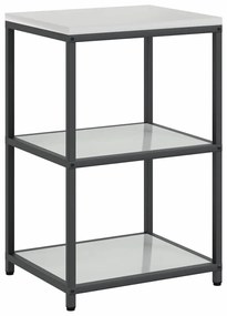 vidaXL Σετ Αποθήκευσης Κουζίνας με ράφι 2 pcs Ασημί 150 x 50 x 92 εκ.