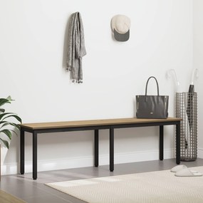 vidaXL παγκάκι Artisan Δρυς 160 x 35 x 45 cm Επεξεργασμένο Ξύλο