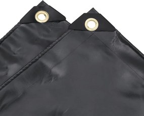 vidaXL Μουσαμάς Ανθρακί 650 γρ./μ.² 1 x 2,5 μ.