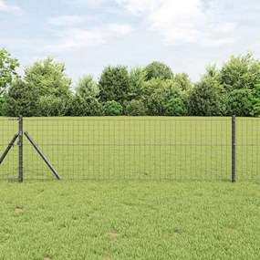 vidaXL Στηρίγματα Φυτοδοχείων 52 τμχ Γκρι Ø32 mm 80 cm Γαλβανισμένο Ατσάλι