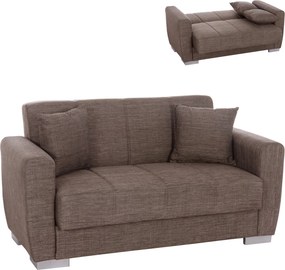 ΚΑΝΑΠΕΣ ΚΡΕΒΑΤΙ POLYA ΔΙΘΕΣΙΟΣ ΚΑΦΕ HM3241.02 153x87x77 εκ.