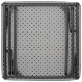 Τραπέζι catering Comfort pakoworld πτυσσόμενο σε λευκή απόχρωση 80x80x74εκ (1 τεμάχια)