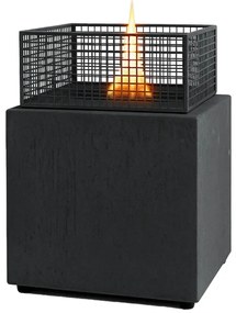 Επιδαπέδια Εστία Φωτιάς Agni 40 Tenderflame με διάρκεια καύσης 4 - 5 ώρες, χωρητικότητα δεξαμενής 1000ml και διαστάσεις 40.5x40.5x41cm - Black