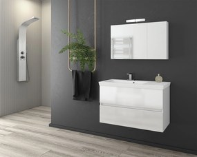 Πάγκος Κρεμαστός Drop Luxus 85-Λευκό