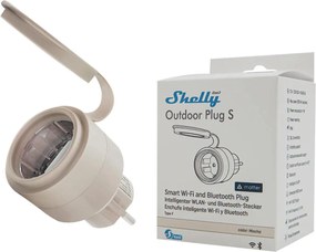 Shelly Plug S MTR Gen3 IP44 12A έξυπνη πρίζα εξωτερικού χώρου