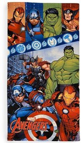 Πετσέτα Θαλάσσης Παιδική Quick Dry Marvel Avengers 04 Blue DimCol Θαλάσσης 70x140cm Microfiber