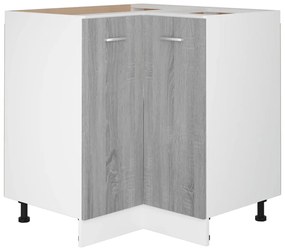 vidaXL Ντουλάπι Κουζίνας Γκρι sonoma75,5x75,5x80,5εκ. Επεξεργ. Ξύλο