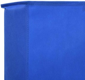 vidaXL Προστατευτικό Αέρα με 3 Πάνελ Αζούρ Μπλε 400x120 εκ. Υφασμάτινο